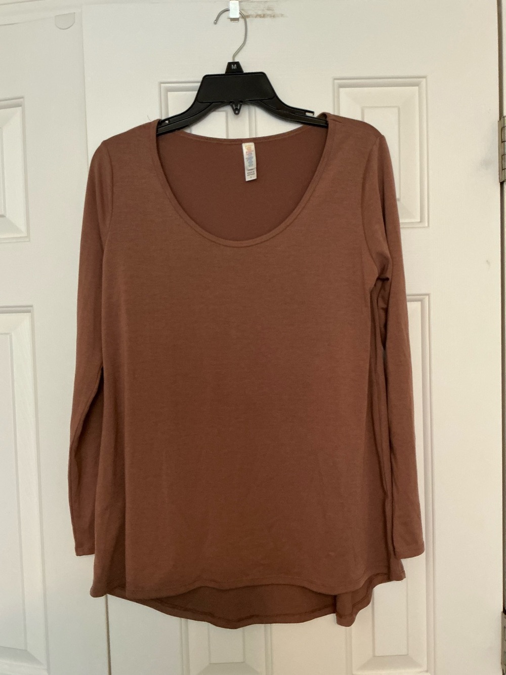 Lularoe Small Solid Brown Long Sleeve Tunic Top